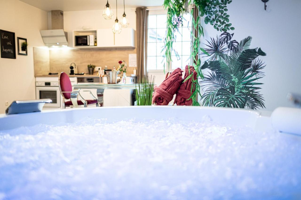 Suite L'Echappee - Maison Romantique - Spa & Sauna Privatif- Pole Dance - Lit Rond Avec Miroir Au Plafond Pezarches Экстерьер фото